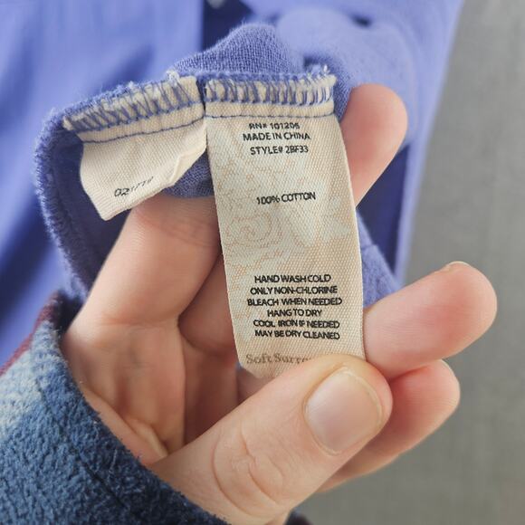 Soft Surroundings Benedetta Guaze Topper Women Medium  Cotton NWT - Picture 6 of 7